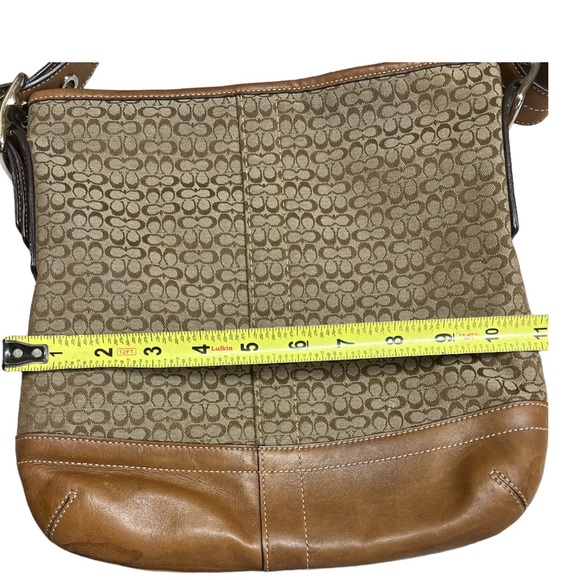 COACH Signature Convertible Shoulder Crossbody Bag - Picture 7 of 7